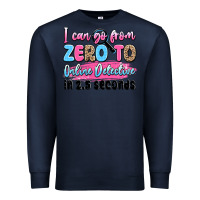 Navy i can go from zero to online detective in 2.5 seco Premium Sweatshirt - JahusDesignShop
