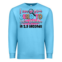 Ocean Blue i can go from zero to online detective in 2.5 seco Premium Sweatshirt - JahusDesignShop