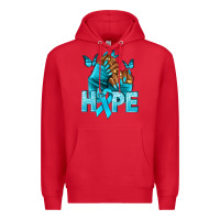 Red hope tealribbonovarian cancer nails Premium Hoodie - NancyCooperArtShop