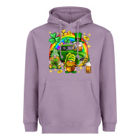 Lavender St. Patrick's Day gnomies truck Heavyweight Hoodie - Neo Western