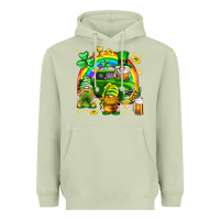 Matcha St. Patrick's Day gnomies truck Heavyweight Hoodie - Neo Western