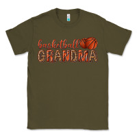 Army Green basketball grandma with leopard Classic Tee - texasbilliewilder