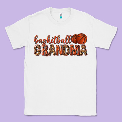 Basketball Grandma With Leopard Classic Tee Designed By Texasbilliewilder