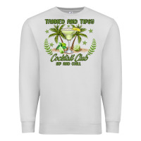 Dove Grey tanned and tipsy cocktail club sip and chill Premium Sweatshirt - JahusDesignShop