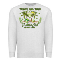 Oatmeal Heather tanned and tipsy cocktail club sip and chill Premium Sweatshirt - JahusDesignShop