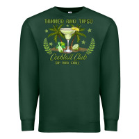 Sports Green tanned and tipsy cocktail club sip and chill Premium Sweatshirt - JahusDesignShop