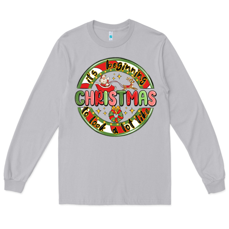 It's Beginning To Look A Lot Like Christmas Long Sleeve Tee by MaliasSmallBusiness | Teevron