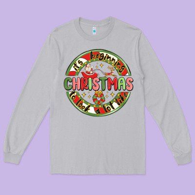 Long Sleeve Tee it's beginning to look a lot like christmas