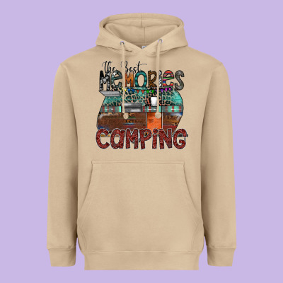 The Best Memories Camping Heavyweight Hoodie Designed By Sublimationcraftshop