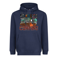 Navy the best memories camping Heavyweight Hoodie - SublimationCraftShop