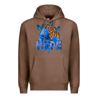 Chestnut hope blueribboncolon cancer nails Premium Hoodie - NancyCooperArtShop