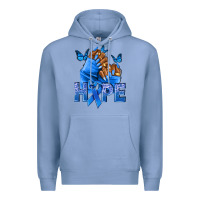 Colony Blue hope blueribboncolon cancer nails Premium Hoodie - NancyCooperArtShop