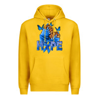 Lemon hope blueribboncolon cancer nails Premium Hoodie - NancyCooperArtShop