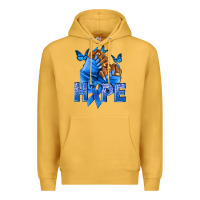 Mustard hope blueribboncolon cancer nails Premium Hoodie - NancyCooperArtShop