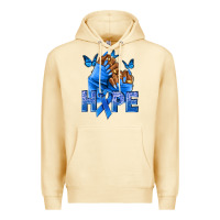 Pina Colada hope blueribboncolon cancer nails Premium Hoodie - NancyCooperArtShop
