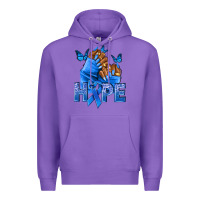 Purple hope blueribboncolon cancer nails Premium Hoodie - NancyCooperArtShop
