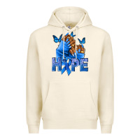 Tofu hope blueribboncolon cancer nails Premium Hoodie - NancyCooperArtShop