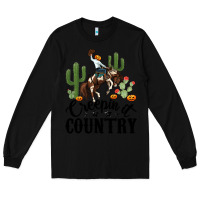 Black creepin it country rodeo Long Sleeve Tee - MaliasSmallBusiness