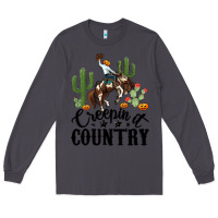 Smoke creepin it country rodeo Long Sleeve Tee - MaliasSmallBusiness
