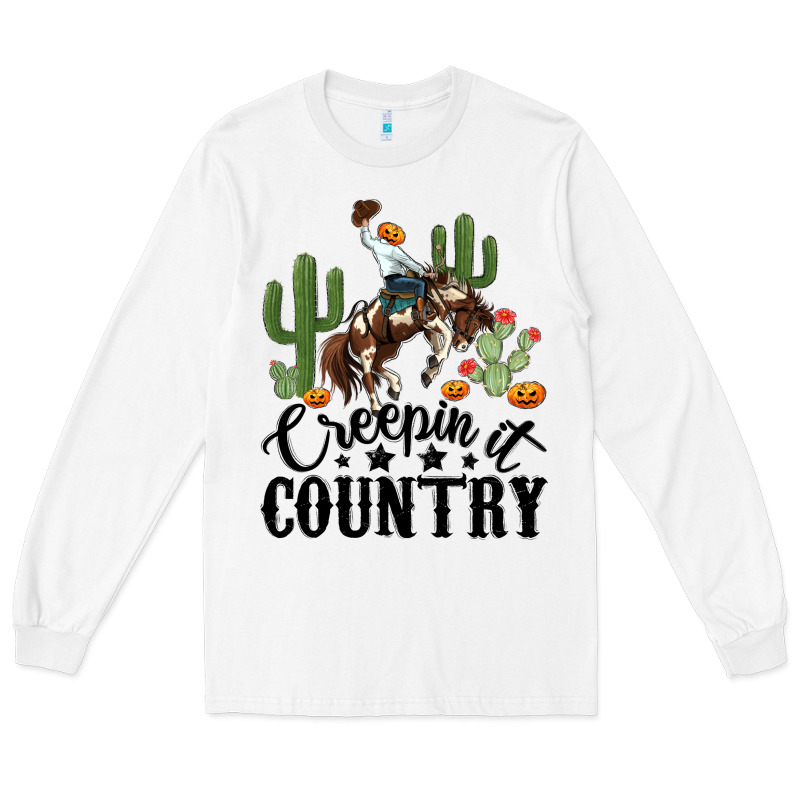 Creepin It Country Rodeo Long Sleeve Tee by MaliasSmallBusiness | Teevron