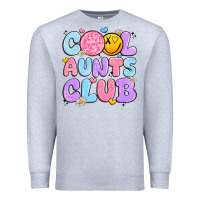 Heather Grey cool aunts club Premium Sweatshirt - JahusDesignShop