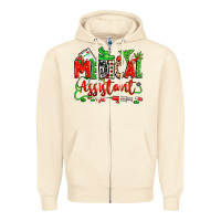 Sandshell christmas medical assistant Zipper Hoodie - Zillion Design Studio