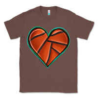 Chestnut basketball heart Classic Tee - texasbilliewilder
