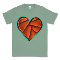 Sage basketball heart Classic Tee - texasbilliewilder