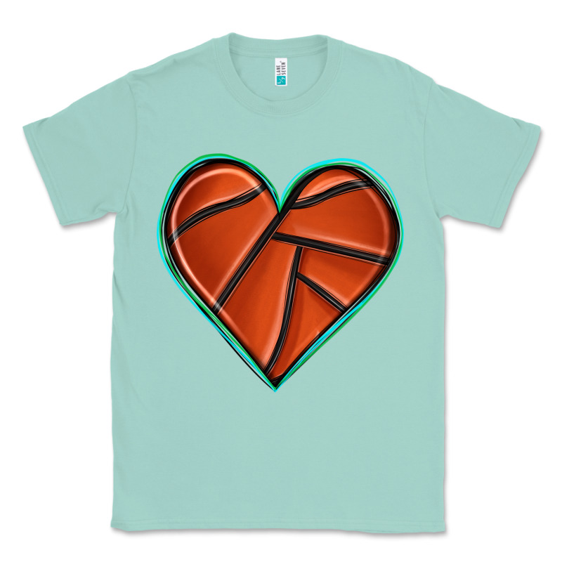 Basketball Heart Classic Tee by texasbilliewilder | Teevron