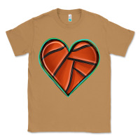 Toasted Coconut basketball heart Classic Tee - texasbilliewilder