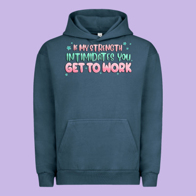 Get To Work Urban Hoodie Designed By Maliassmallbusiness