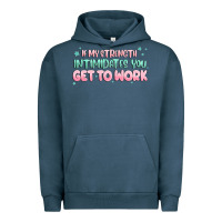 Pigment Midnight Navy get to work Urban Hoodie - MaliasSmallBusiness