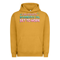 Pigment Peanut Butter get to work Urban Hoodie - MaliasSmallBusiness