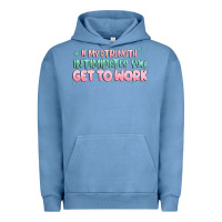 Pigment Pebble Blue get to work Urban Hoodie - MaliasSmallBusiness