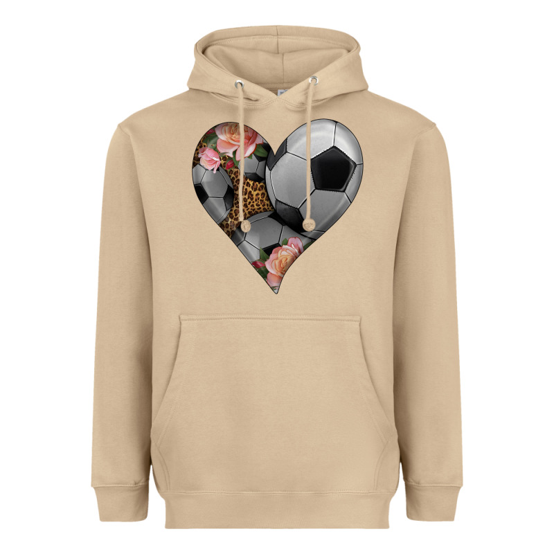 Western Soccer Heart Heavyweight Hoodie by HRA Design Shop | Teevron