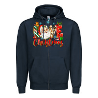 Navy love christmas Zipper Hoodie - Zillion Design Studio
