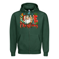 Sports Green love christmas Zipper Hoodie - Zillion Design Studio