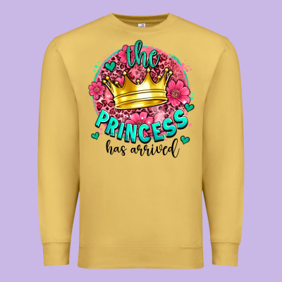 The Princesshas Arrived Premium Sweatshirt Designed By Adodesignshop