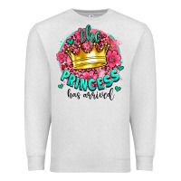 Oatmeal Heather the princesshas arrived Premium Sweatshirt - AdoDesignShop