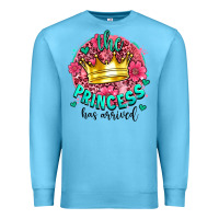 Ocean Blue the princesshas arrived Premium Sweatshirt - AdoDesignShop