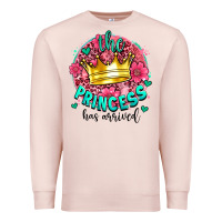 Pale Pink the princesshas arrived Premium Sweatshirt - AdoDesignShop