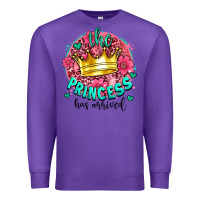 Purple the princesshas arrived Premium Sweatshirt - AdoDesignShop