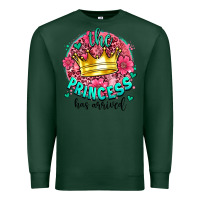Sports Green the princesshas arrived Premium Sweatshirt - AdoDesignShop