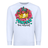 White the princesshas arrived Premium Sweatshirt - AdoDesignShop