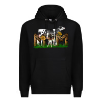 Black Western Holstein Cow And Baby Cow Mom Premium Hoodie - LillyAllenDesigns