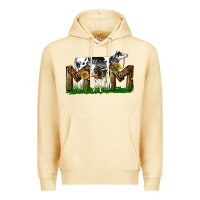Pina Colada Western Holstein Cow And Baby Cow Mom Premium Hoodie - LillyAllenDesigns