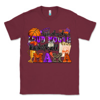 Burgundy somebody's loud mouth basketball mama Classic Tee - Zillion Design Studio