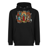 Black virgin mary Heavyweight Hoodie - SublimationCraftShop