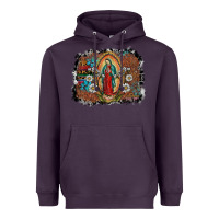 Plum virgin mary Heavyweight Hoodie - SublimationCraftShop