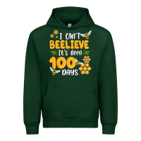 Forest Green i cant beelieve its been 100 days Urban Hoodie - MaliasSmallBusiness